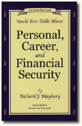 Book Cover Uncle Eric Talks About Personal, Career and Financial Security