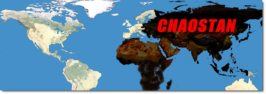 Global map of lands of Chaos or Chaostan